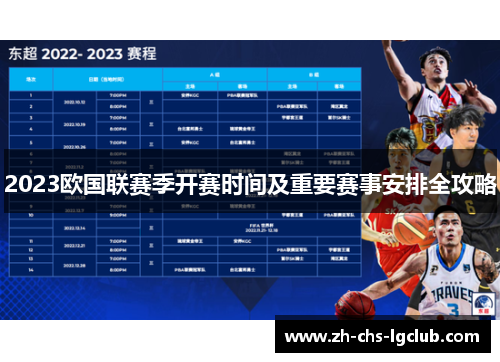 2023欧国联赛季开赛时间及重要赛事安排全攻略 2023欧国联赛季开赛时间及重要赛事安排全攻略